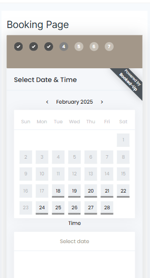 Select Appointment Date
